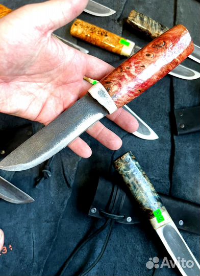 Якутский нож 110х18ш кованный ручная работы