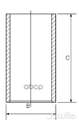 Гильза dm82.60 STD 1401473000 Goetze