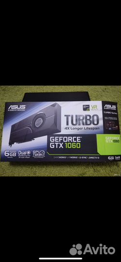 Видеокарта gtx 1060 6gb asus