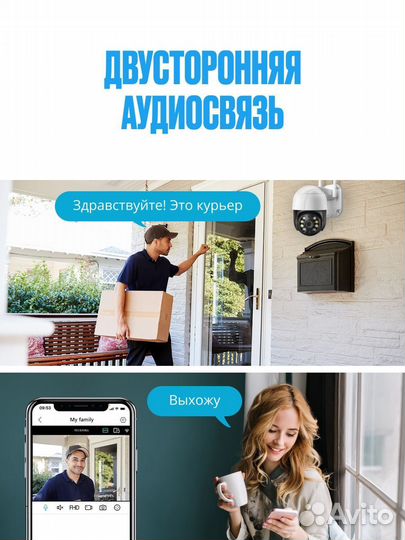 Камера видеонаблюдения wi-fi уличная