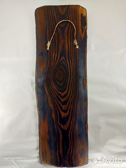 Японская картина. Путник. Картина на дереве