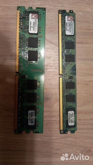 Оперативная память kingston ddr2 2gb / 1gb