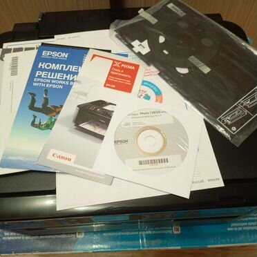 Фотопринтер 3 в 1 Epson tx650 с снпч