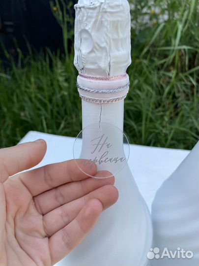 Свадебные бокалы, казна, свадебный набор