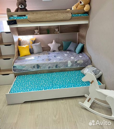 Двухъярусная кровать детская 90х200 Биг