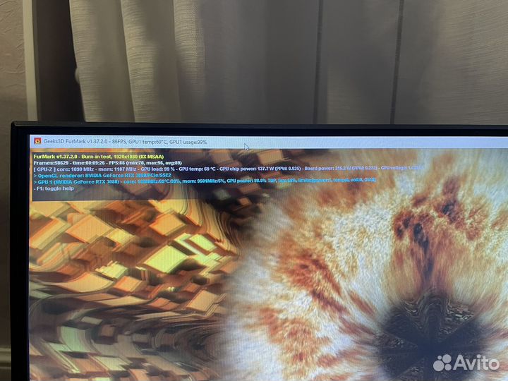 Видеокарта rtx 3080