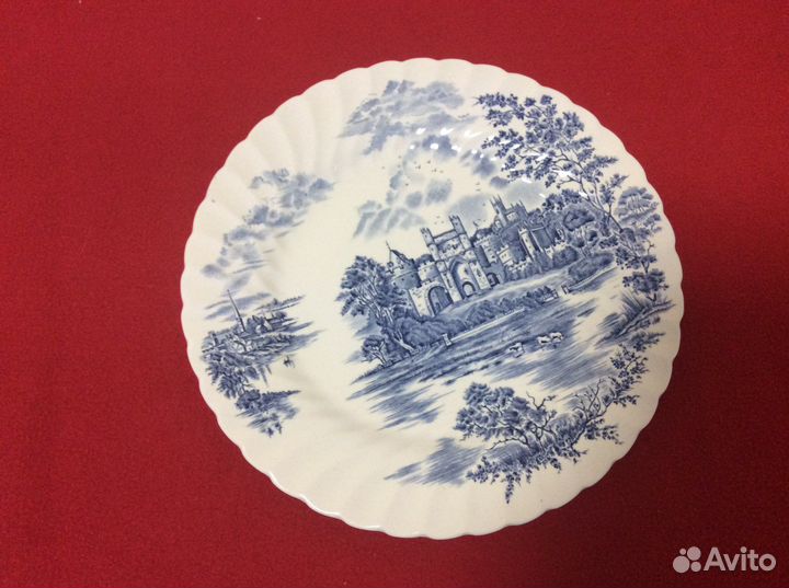 Фарфоровые тарелки Англия винтаж 5шт