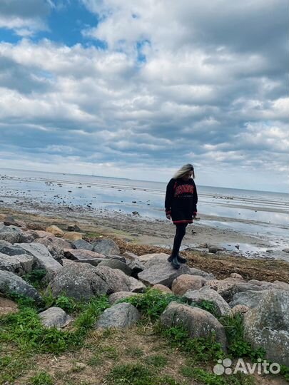 Платье туника теплое 48