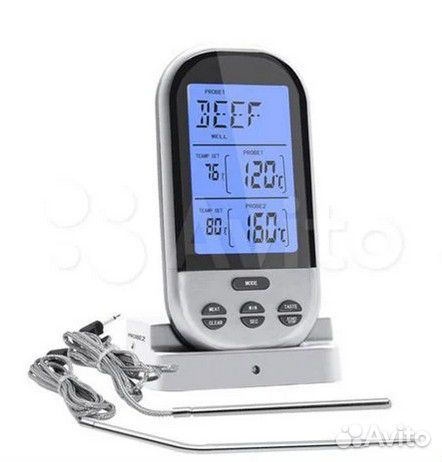 Термометр для приготовления пищи дистанционный