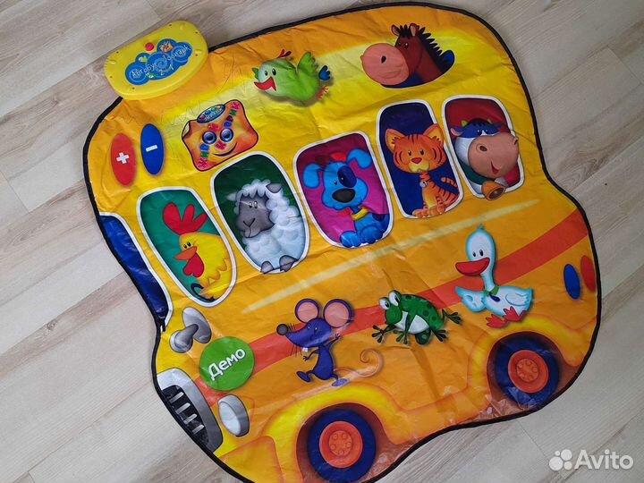 Музыкальный двусторонний коврик