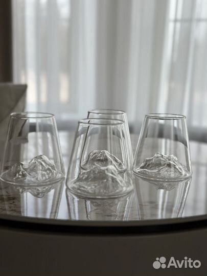 Бокалы, 4 шт, «Вулкан Фудзи» в подарочной упаковке