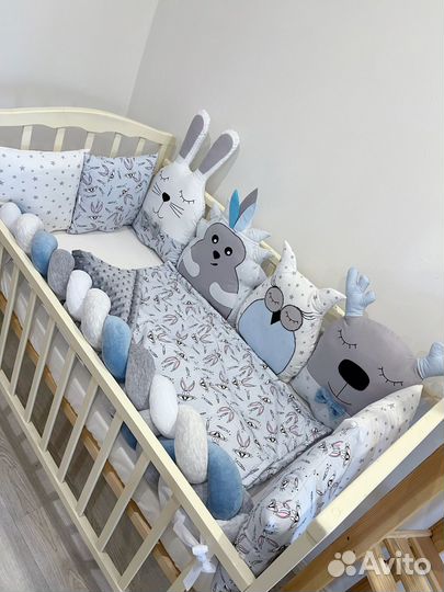 Бортики зверушки косичка