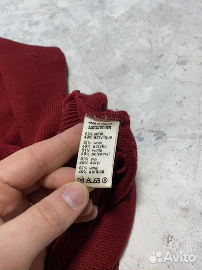 Vintage made in france lacoste vest жилетка шерсть