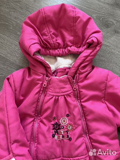 Комбинезон демисезонный 80 размер шапка в подарок