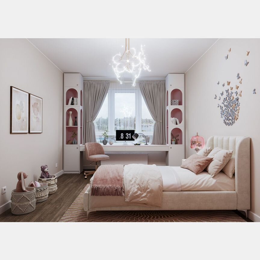 1-к. квартира, 44,4 м², 15/17 эт.