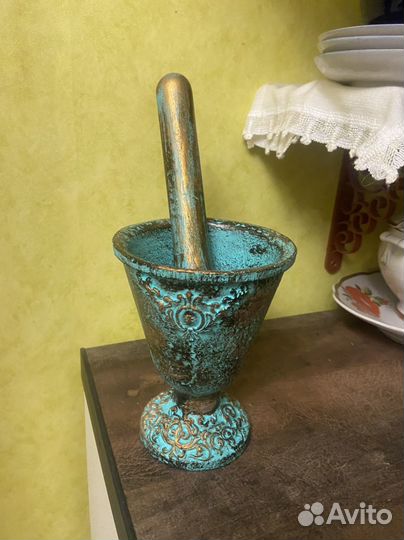 Ступа с пестиком чугунная