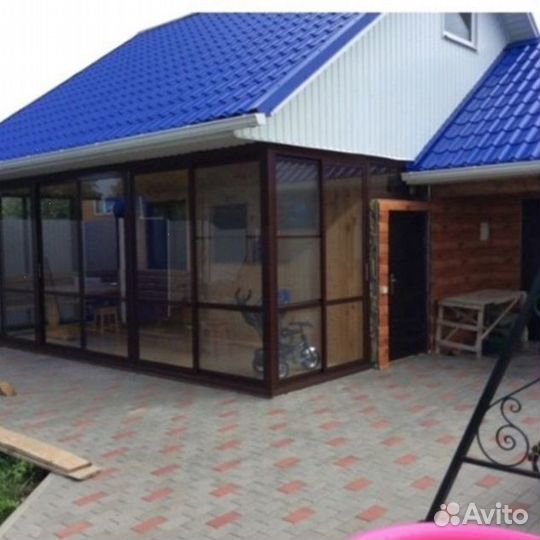 Пластиковые окна. остекление коттеджей