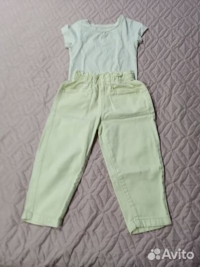 Детская одежда для девочки. Пакетом. 9 вещей