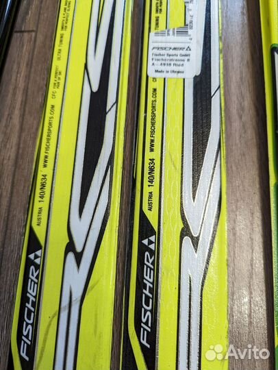 Беговые лыжи Fischer 140, 150, 160 с ботинками