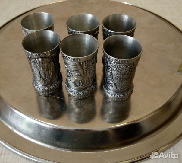 Стопки металл набор 6 шт