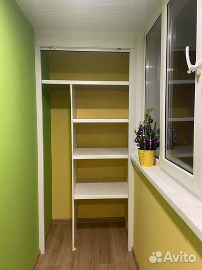 Шкаф с рольставнями на балкон на заказ с доставкой