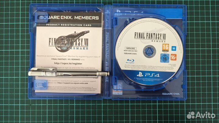 Final fantasy 7 Remake ps4 Английская обложка