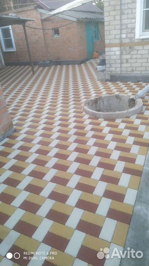 Укладка тротуарной плитки