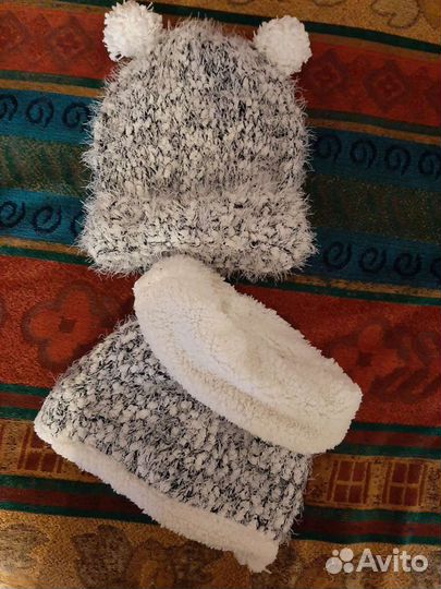 Шапка и снуд для девочки