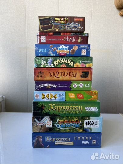 Настольные игры новые и б/у в идеале 15.07.23