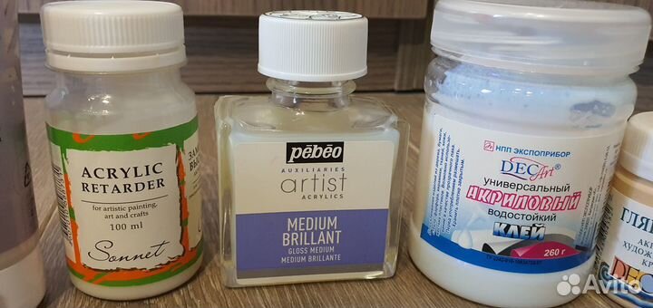 Краска акриловая разбавитель замедлитель