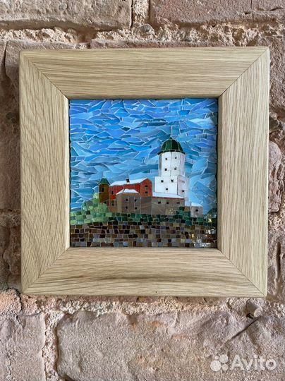 Картина Панно. Мозаика из витражного стекла