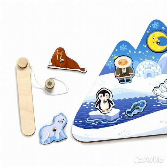 Рыбалка. Магнитная игра. Сортер