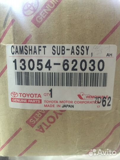 Новый распредвал Toyota 13054-62030