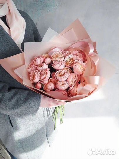 Кустовые розы джульетта