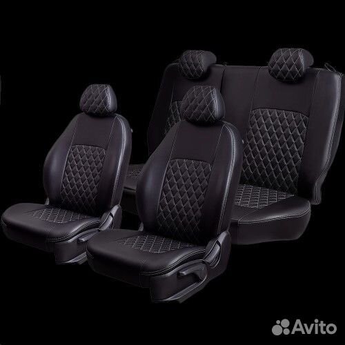 Чехлы на сиденье Renault Duster 01.2010-2014г./R.S