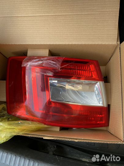Задние фонари на skoda octavia a7