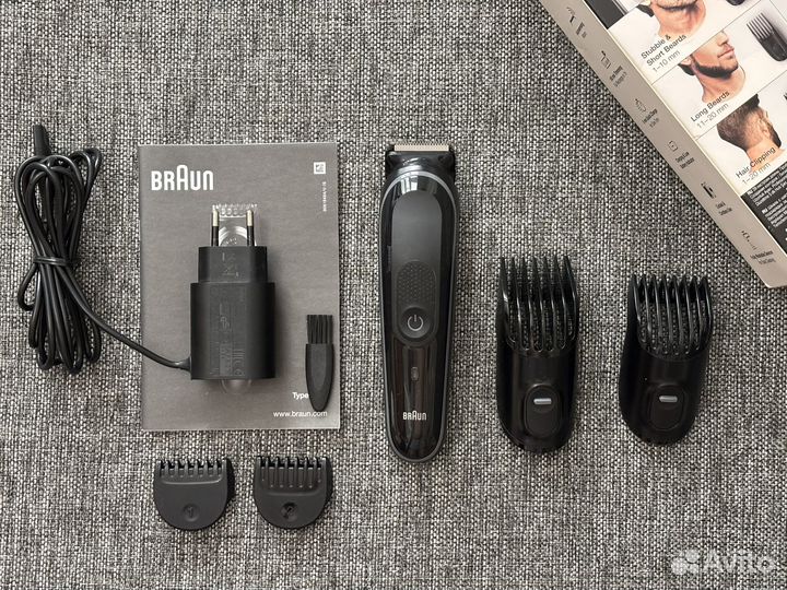 Бритва триммер Braun с насадками