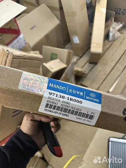 Радиатор печки hyundai Solaris (10)