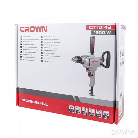 Строительный миксер Crown CT10148, 1200 Вт