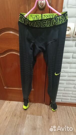 Тайтсы мужские nike pro combat dri-fit