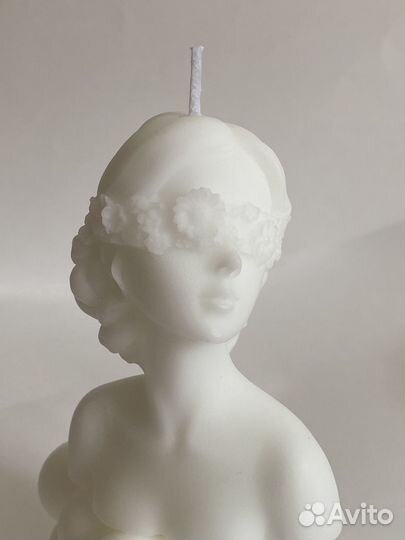 Свеча девочка кокосовый воск