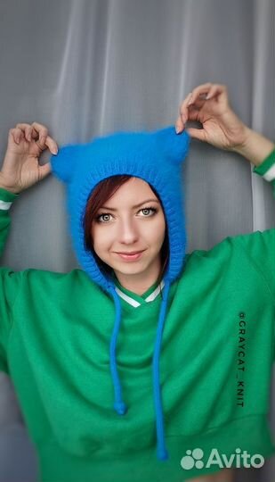 Шапка с ушками