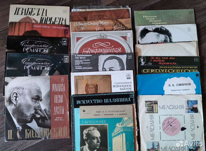 Патефонные и виниловые пластинки