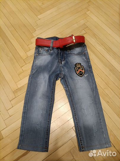 Джинсы на девочку р. 98