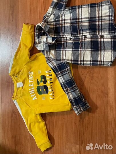 Вещи на мальчика пакетом 80-86-92