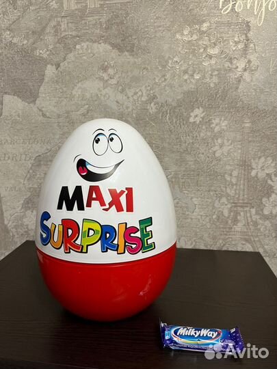 Большой киндер сюрприз пластмассовый