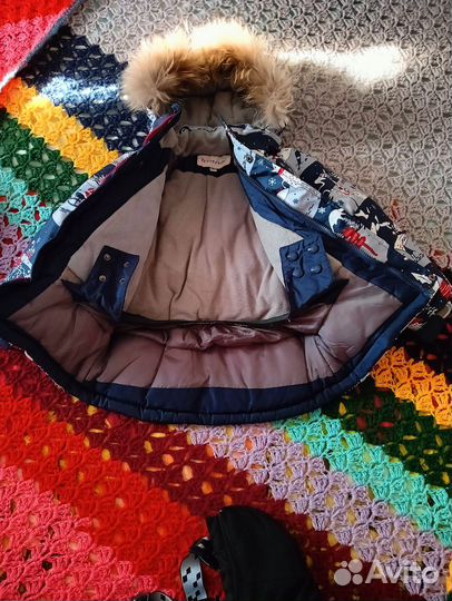 Зимний костюм для мальчика, размер 104см