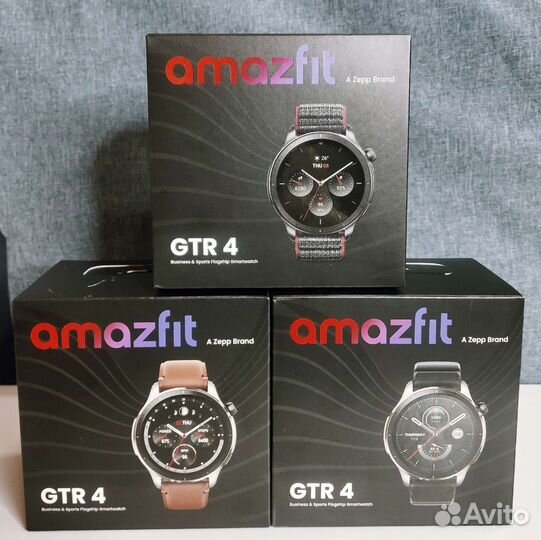 Xiaomi Amazfit GTR 4 Черные / Серебро - Новые