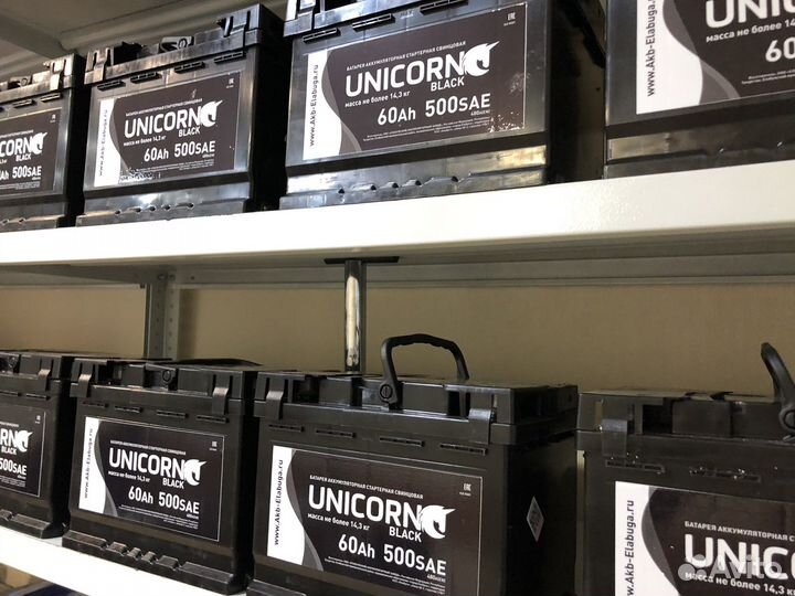 Аккумулятор Unikorn Black 60Ah
