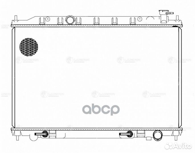 Радиатор nissan murano (Z50) (02) LRc141CA luzar